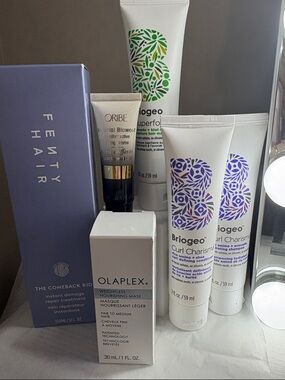 Fenty Hair Briogeo Oribe Olaplex Luxury Sephora Hair Bundle New Unused